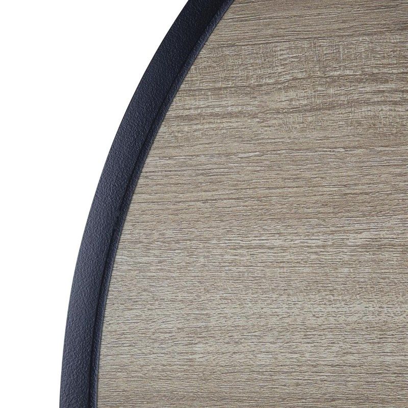 Bolero Mesa redonda de exterior Marston negra - 700 mm