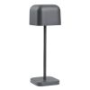 Olympia Lucca Bordlampe Med Firkantet Kuppel Gr&aring; 200mm