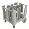 Suporte de prato ajust&aacute;vel Cambro com 6 divis&oacute;rias