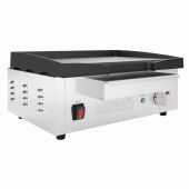 Buffalo Plancha de mesa de hierro fundido de 2,8 kW