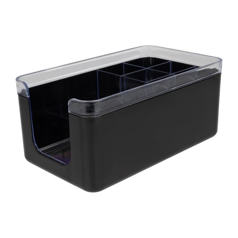 Olympia Kristallon Bar Caddy Nero Abs