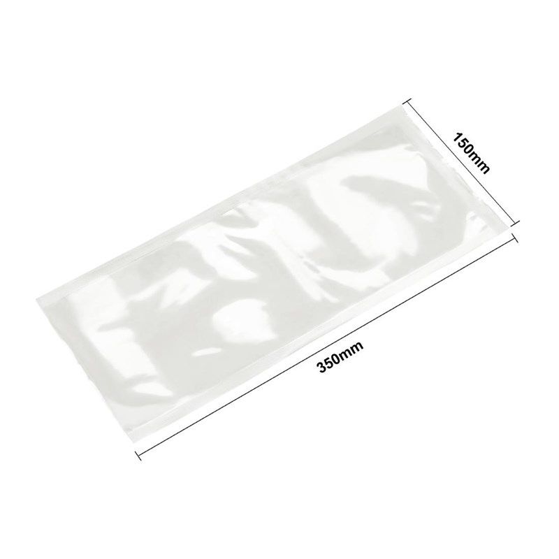 Vogue Composteerbare Vacu&uuml;mzakken 150x350mm (Verpakking Van 100)