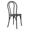 Bolero Soho Hoten Chairs Resin Black (4 Pieces)
