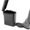 Jantex Slim Washroom Waste Bin Black 5Ltr