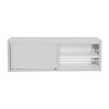 Vogue Armoire murale en acier inoxydable 650x1800x400mm