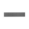 Bolero Valletta Grey Slatted Benches (2 Pieces)