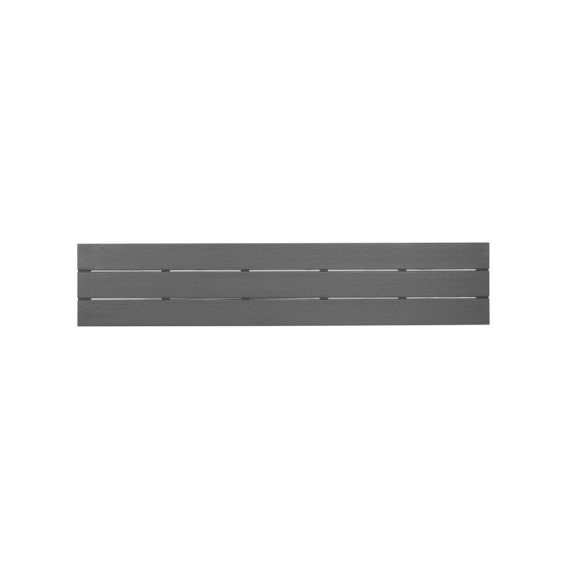 Bolero Valletta Grey Slatted Benches (2 Pieces)