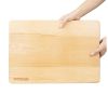 Vogue Tabla de cortar de haya grande 510x355x30 mm