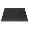 Bolero Tablero de mesa cuadrado para exterior negro mate de 700 mm