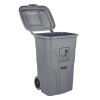 Jantex Recipiente de 120 litros com pedal cinza