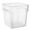 Vogue Hygiplas Polycarbonate Square Storage Container 7Ltr