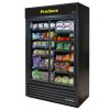Refrigerador comercial de 2 puertas con caja de luz.