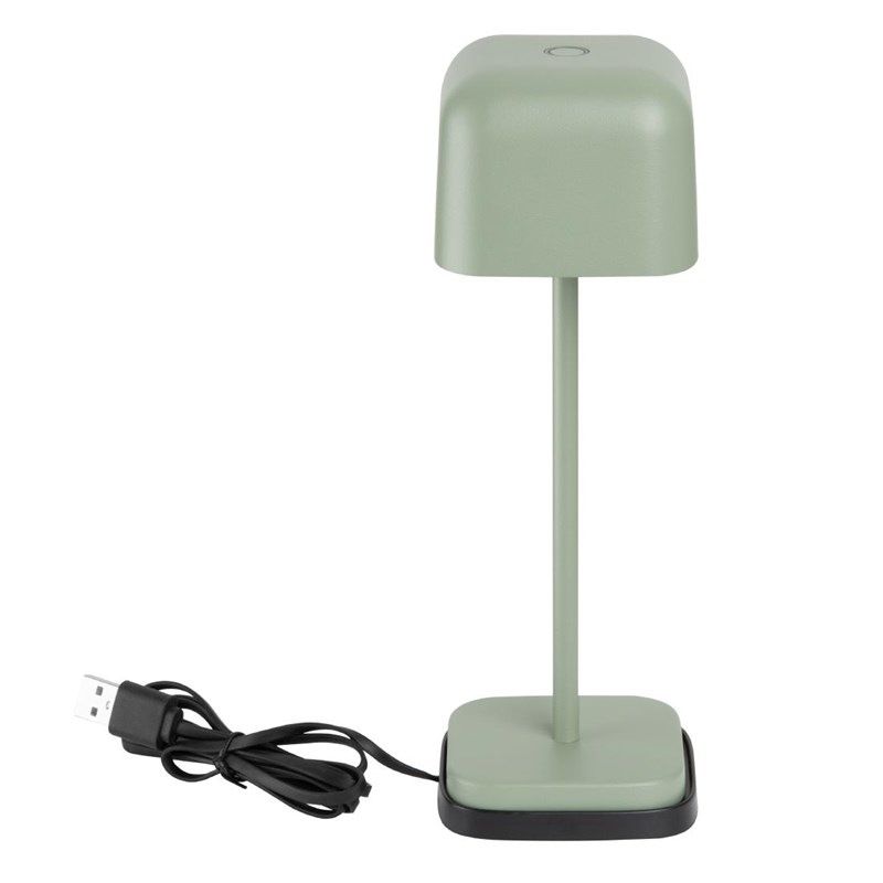 Olympia Lampa stołowa Lucca kwadratowa kopuła szałwiowa 200mm