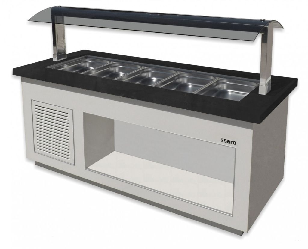 Saro modello bar per insalate linea premium - SB-K 200 bianco
