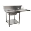 Saro Mesa de alimenta&ccedil;&atilde;o de lava-lou&ccedil;as esquerda, 1 lixeira, 1600 mm