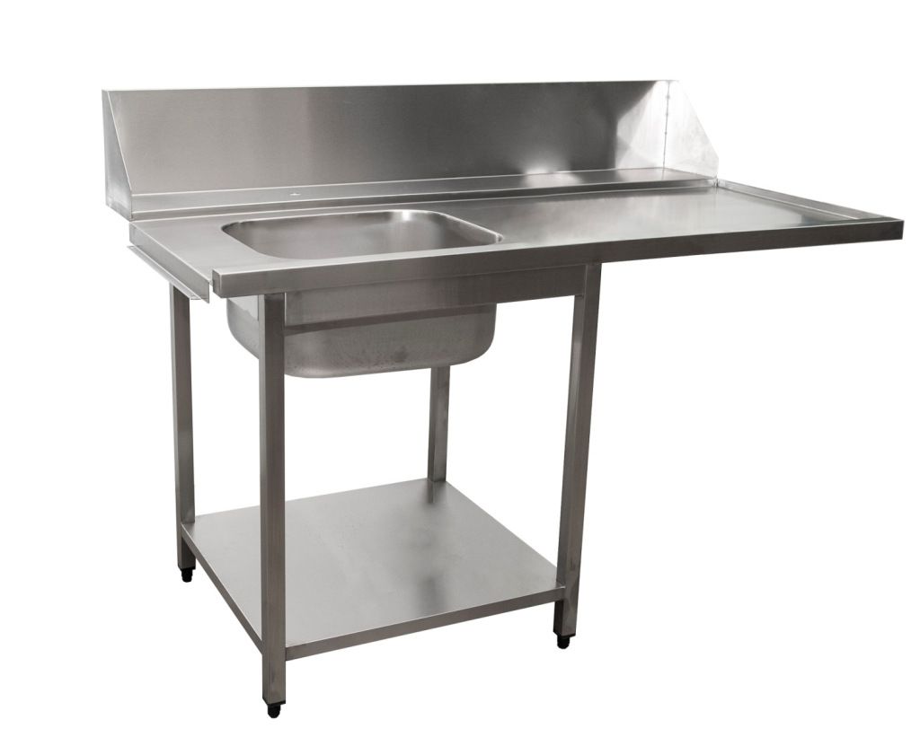 Saro Mesa de alimenta&ccedil;&atilde;o de lava-lou&ccedil;as esquerda, 1 lixeira, 1600 mm
