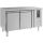 Combisteel 600 refrigerated workbench 2 doors 260 liters