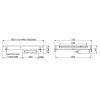 Combisteel Drop-in verwarmde plaat 2/1 wit