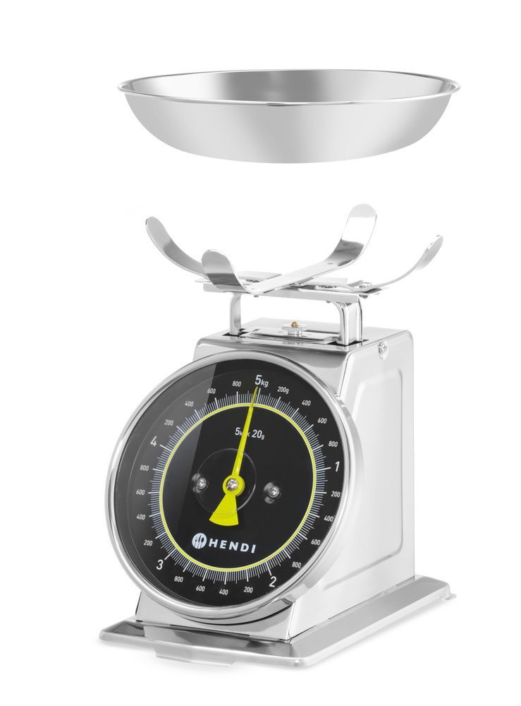 Hendi mechanische keukenweegschaal, 207x231x(H)254mm