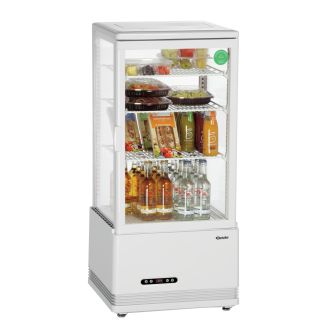 Bartscher mini-koelvitrine 78l-we/l