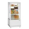 Bartscher mini-koelvitrine 78l-we/l