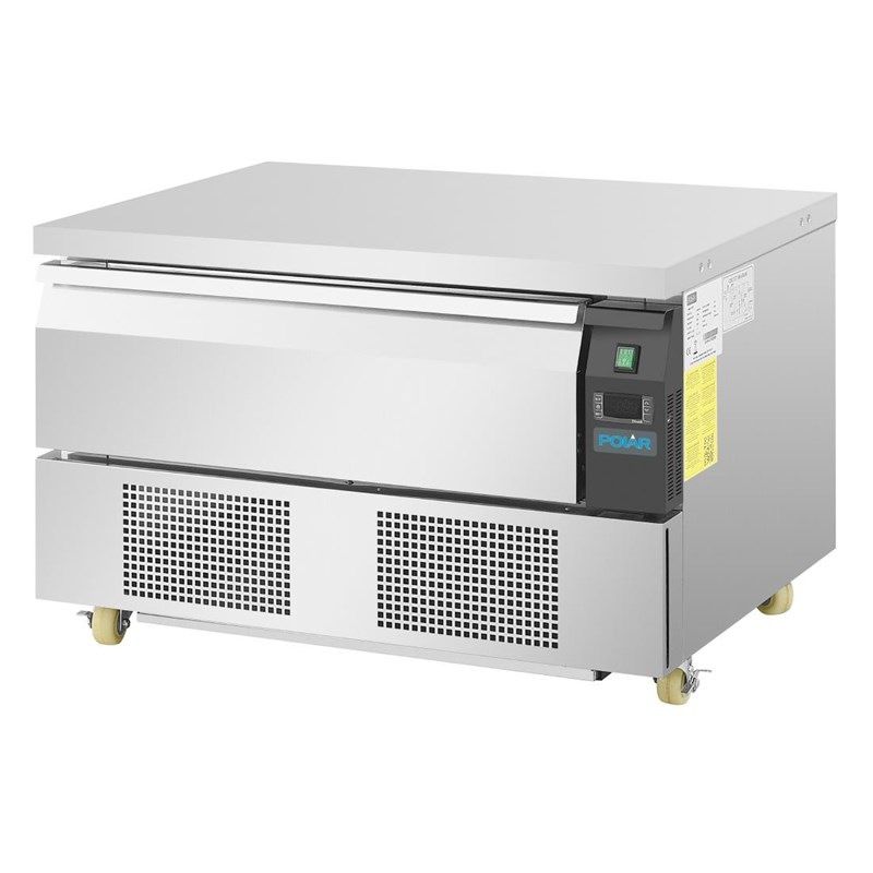 Polar Banco da lavoro frigorifero-congelatore compatto serie U con 1 cassetto e 2 GN 1/1
