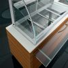 Diamond Cockpit element and closed display case 3 levels, cooled, ventilated, 4x GN 1/1 (without watertight unit)