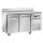 Tavolo refrigerato Diverso, ventilato, 2 porte GN1/1, con parete posteriore