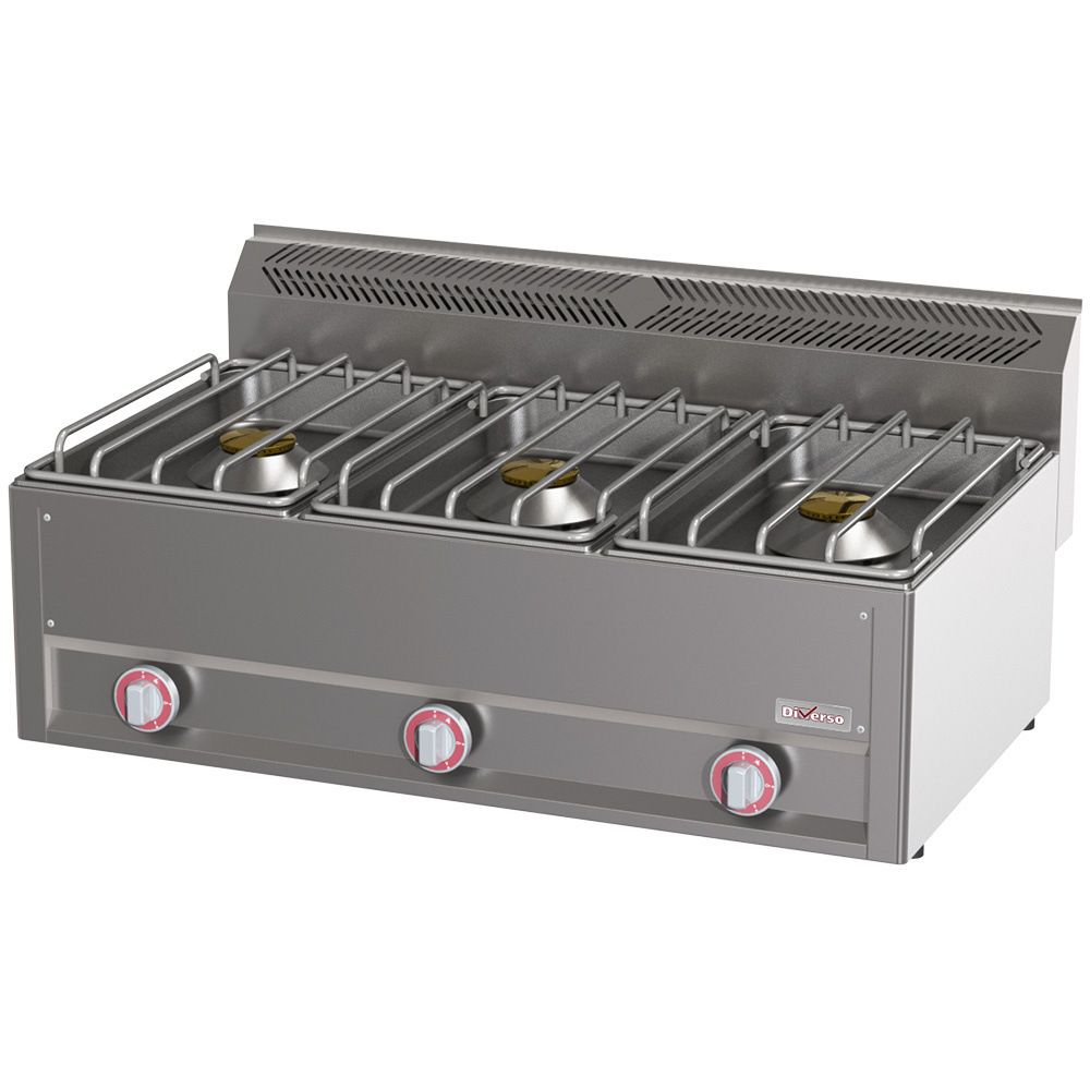 Diverso Kochfeld 3 Brenner 8 kw sehr leistungsstark -top-