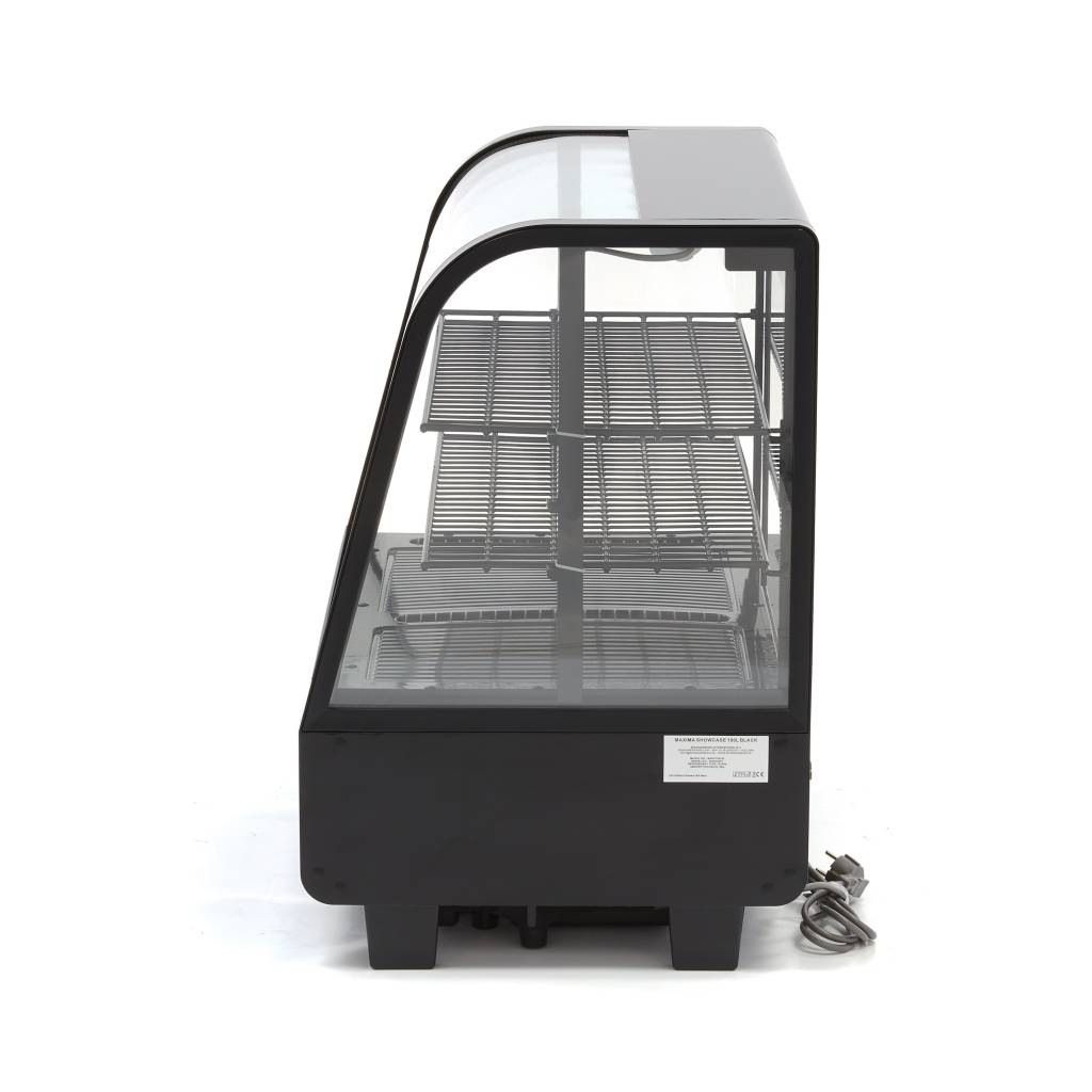 Maxima Konditorskab - 100 L - 68 cm - Skyded&oslash;r bagp&aring;