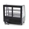 Maxima Konditorskab - 100 L - 68 cm - Skyded&oslash;r bagp&aring;