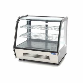 Maxima Pastry display case - 120 L - 70 cm - Sliding doors at the back
