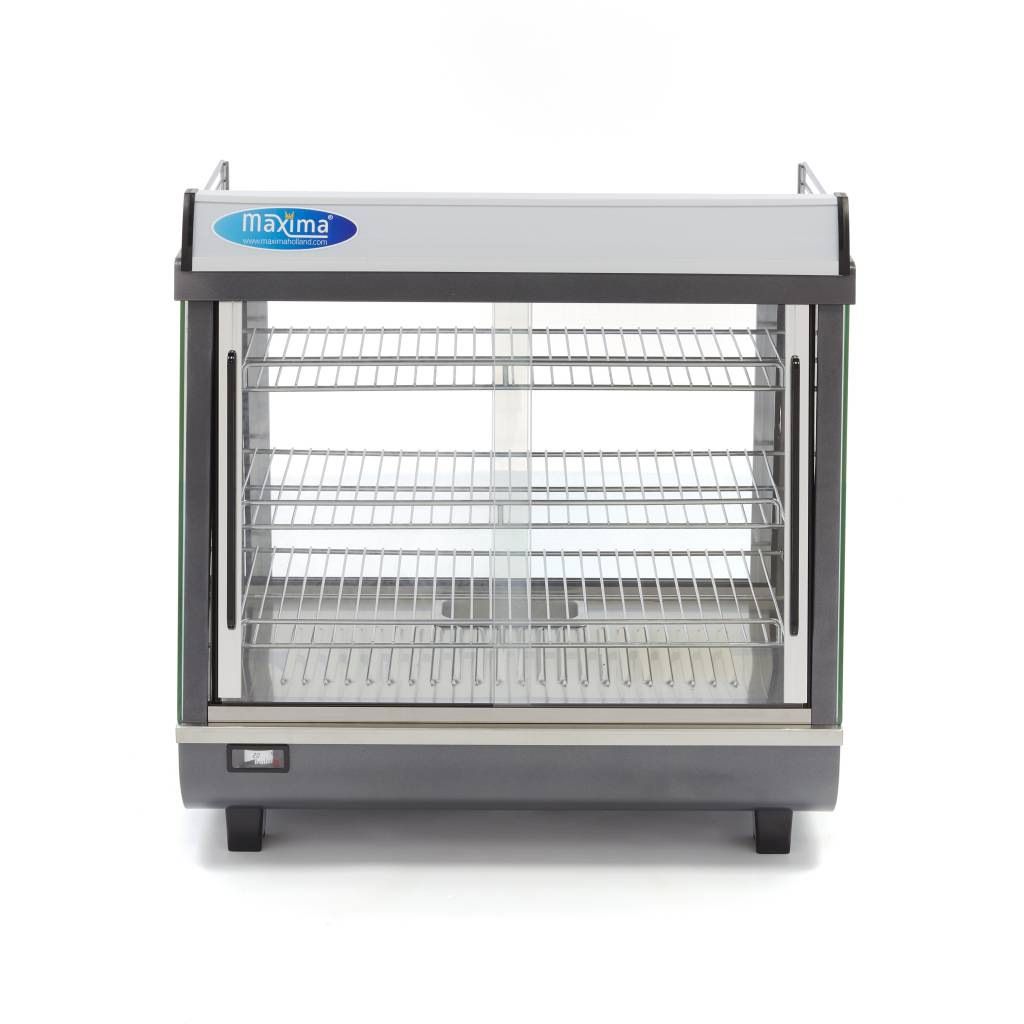 Maxima Warmhoudvitrine - 96 L - 67,5 cm - 3 Niveaus