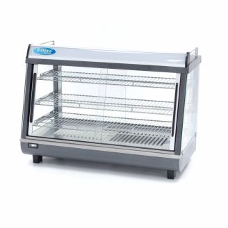 Maxima Opvarmet vitrineskab - 136 L - 91,5 cm - 3 niveauer