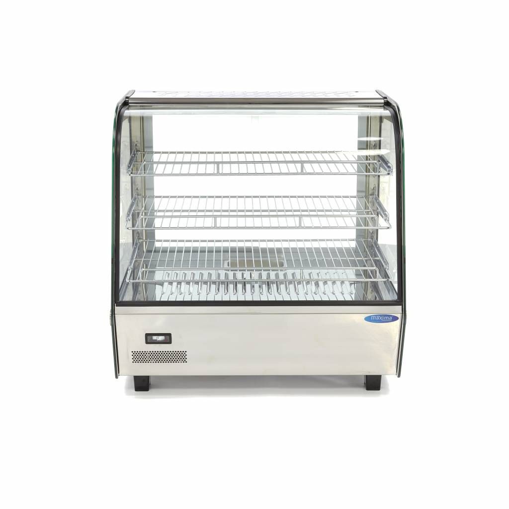 Maxima Opvarmet vitrineskab - 120 L - 67,8 cm - 3 niveauer