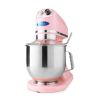 Maxima Planetarisk mixer - 7 l - Upp till 2 kg deg - Pastellrosa