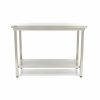 Maxima Werktafel rvs - 200 x 70 cm - Verstelbare Hoogte