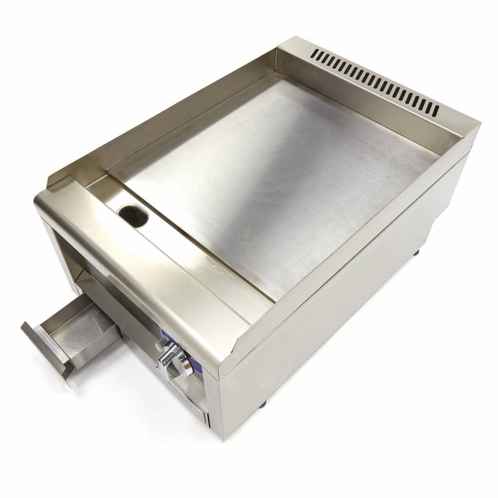 Maxima Professionel grillplade - Glat - Enkel - 60 cm dyb - Gas