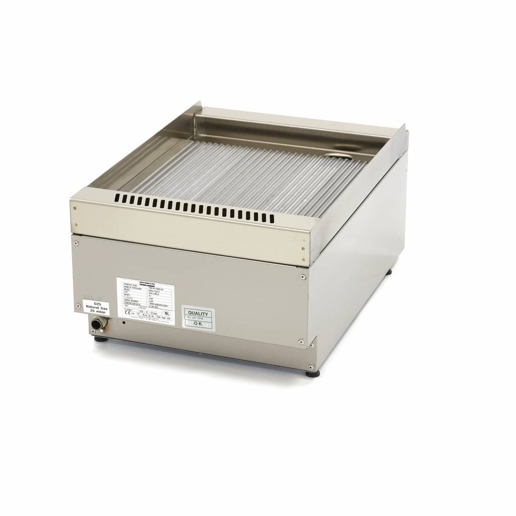 Maxima Grillplaat - Gegroefd - Enkel - 60 cm - Gas