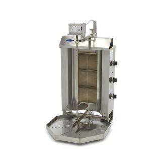 Maxima Shawarmagrill - 3 br&auml;nnare - 30 kg k&ouml;tt - gas