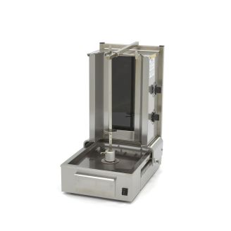 Maxima Shawarmagrill - 2 br&auml;nnare - 20 kg k&ouml;tt - elektrisk