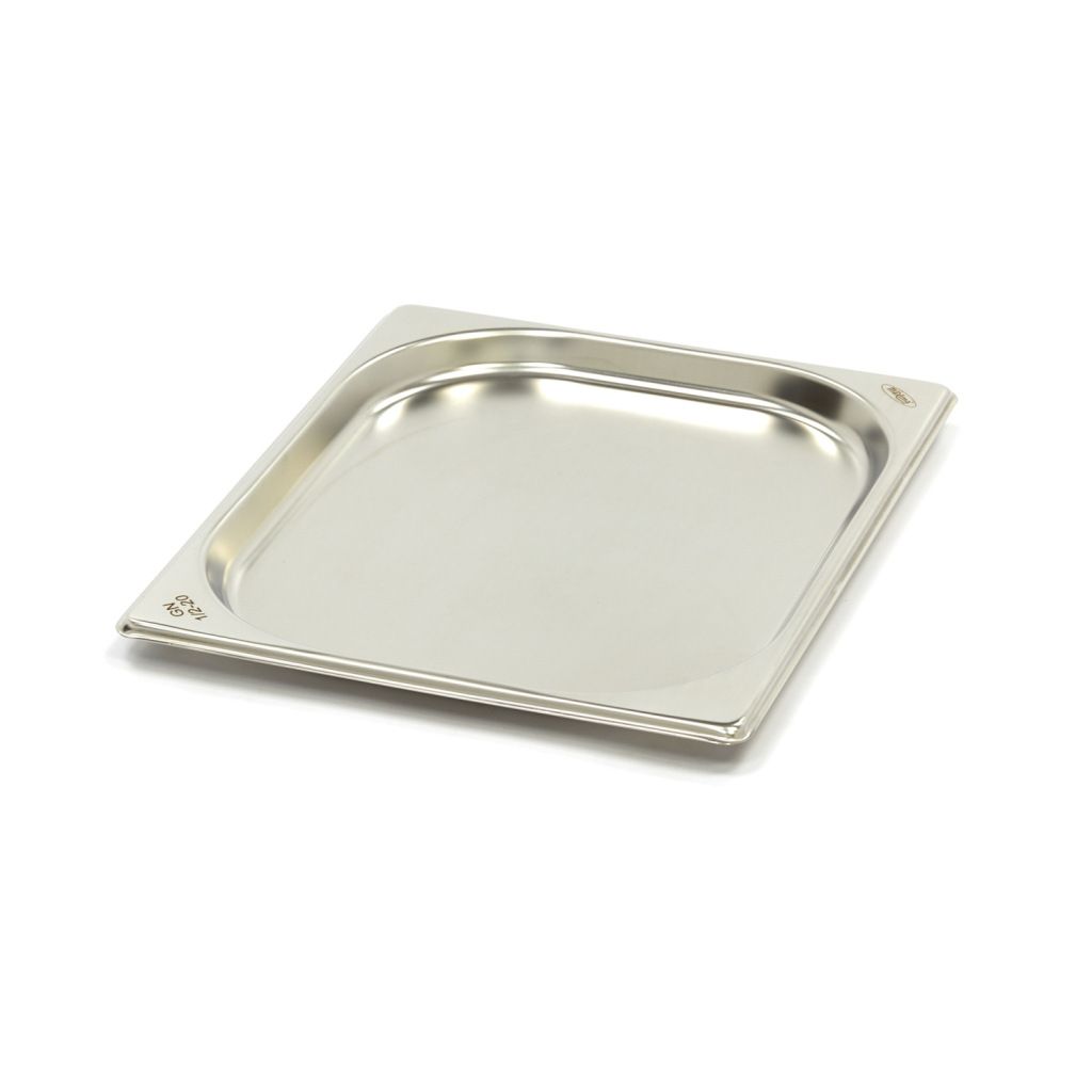 Maxima Bac Gastronorme - 1/2 GN - Profondeur 2 cm - Acier inoxydable