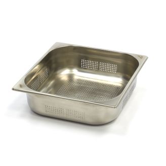 Maxima Bac gastronorme - GN 2/3 - Profondeur 10 cm - Inox - Perfor&eacute;