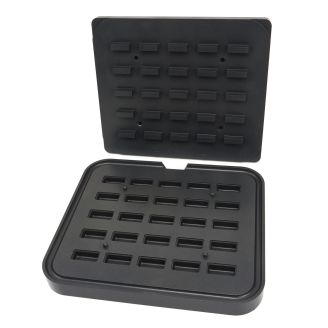 Maxima Tartelette Vorm - Rechthoek - 50x23/42x17 mm - 25 stuks