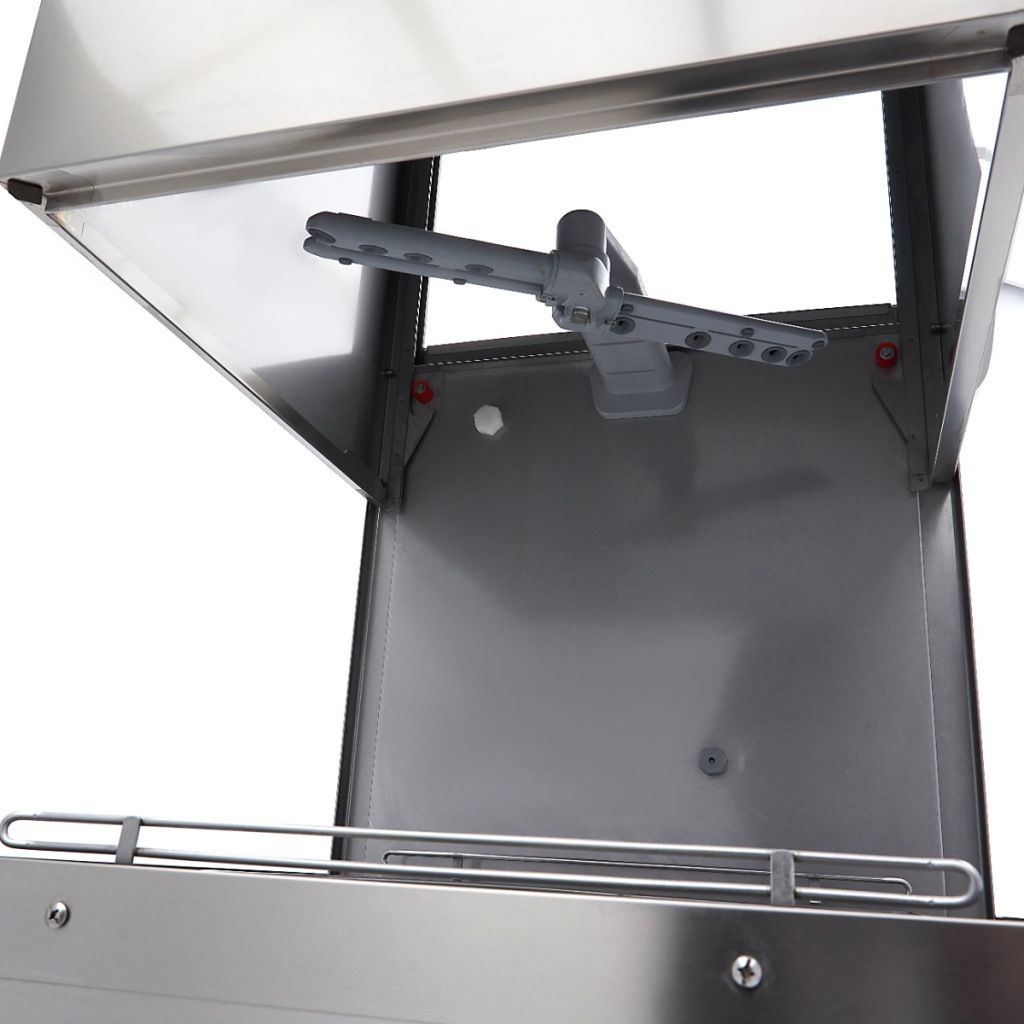 Maxima 直通式洗碗机 - 50 x 50 厘米 - 带排水、漂洗和皂液泵 - 400V