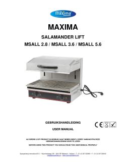 Gebruikers handleiding