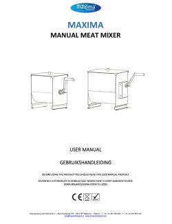 Gebruikers handleiding