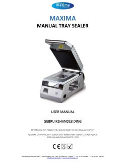 Gebruikers handleiding