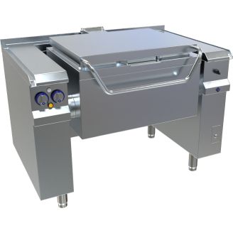 MKN gas kantelbare braadpan met onderbouw 12 kW, 75 liter, 2/1GN