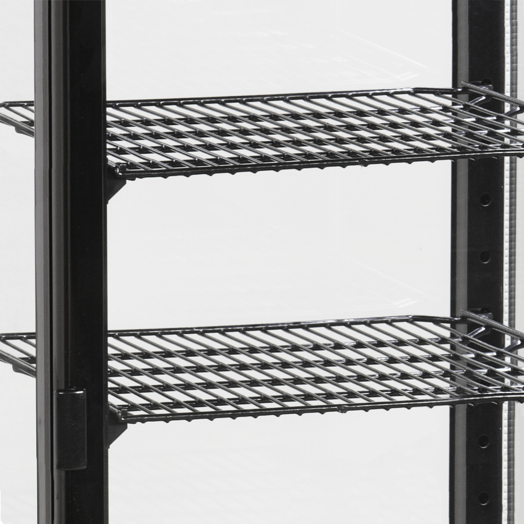 Tefcold UPD80-BLACK - Koelvitrine - countertop